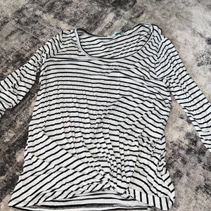 Black and White Womens Top